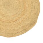 Χαλί Solon Inart φυσικό γιούτα 120x120x1εκ - Image 2