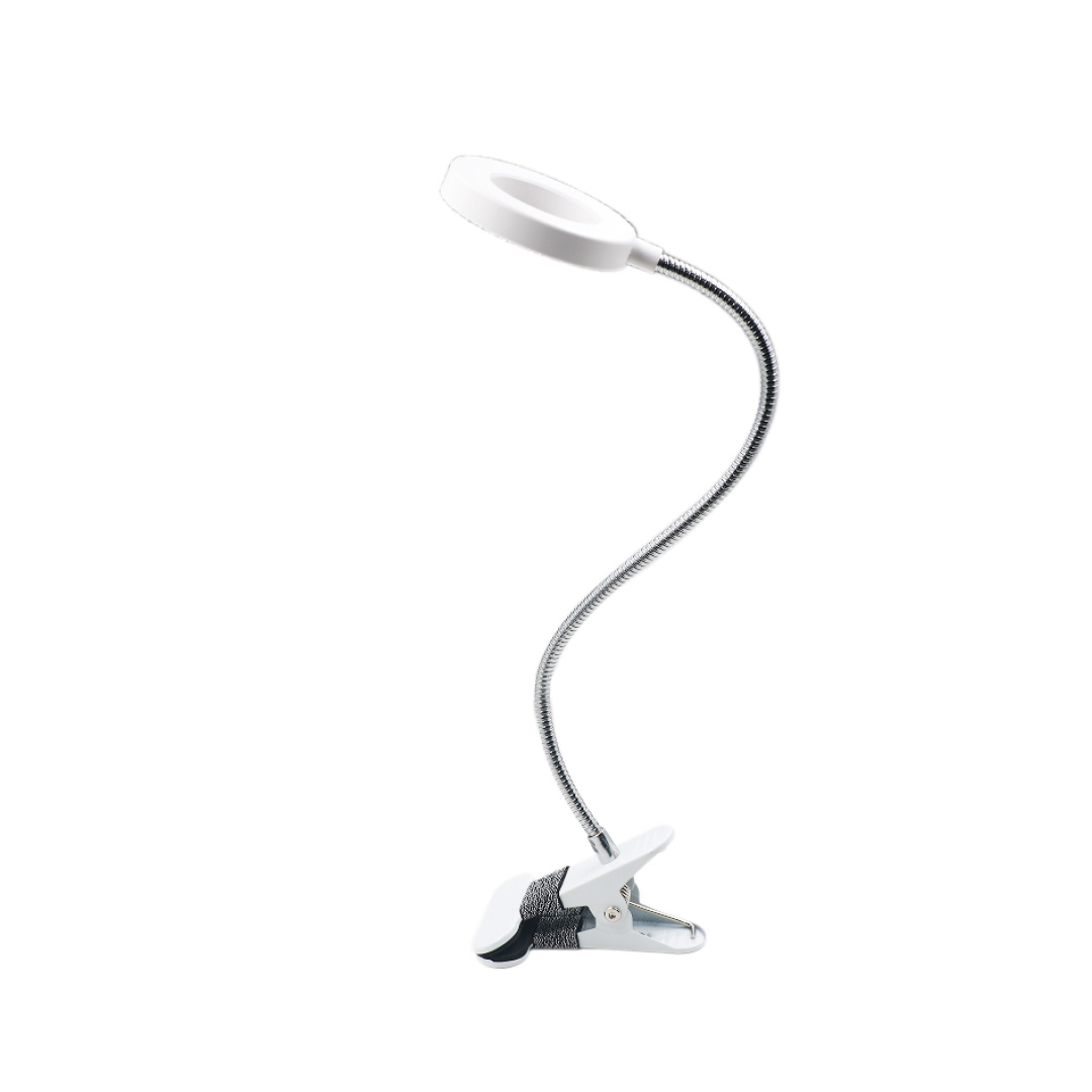 3044-WH InLight Φωτιστικό LED 7W 3CCT (by switch) με κλίπ σε λευκό χρώμα D:38cm (3044-WH)