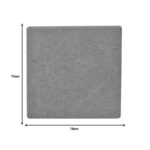 Επιφάνεια τραπεζιού Zerbo pakoworld τ.Werzalit σε γκρι απόχρωση μαρμάρου 70x70εκ - Image 3