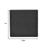 Επιφάνεια τραπεζιού Bello pakoworld τ.Werzalit wenge 70x70εκ - Image 3