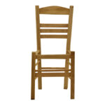 Καρέκλα καφενείου Επιλοχία pakoworld καρυδί ξύλο 42x40x89εκ - Image 4