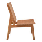 Πολυθρόνα Viborg pakoworld φυσικό teak ξύλο-φυσικό rattan 60x75x87εκ - Image 5