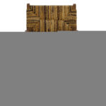 Πολυθρόνα Refane pakoworld φυσικό teak ξύλο-ψάθα 55x60x85εκ - Image 5