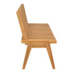 Πολυμορφικός καναπές-παγκάκι Jey pakoworld teak ξύλο σε φυσική απόχρωση 150x57.5x80εκ - Image 7