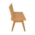 Πολυμορφικός καναπές-παγκάκι Jey pakoworld teak ξύλο σε φυσική απόχρωση 120x57.5x80εκ - Image 6