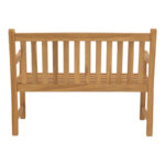 Καναπές Nat pakoworld teak ξύλο σε φυσική απόχρωση 120x57x96εκ - Image 5