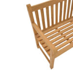 Καναπές Nat pakoworld teak ξύλο σε φυσική απόχρωση 120x57x96εκ - Image 7