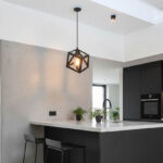 Φωτιστικό οροφής Kibe pakoworld μαύρο μέταλλο 22x28εκ - Image 2