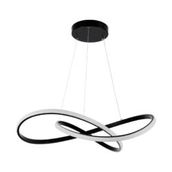 Φωτιστικό οροφής Artisun pakoworld led μέταλλο μαύρο Φ56x100εκ