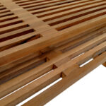 Τραπέζι Tinnie pakoworld σετ 2τεμ teak ξύλο σε φυσική απόχρωση - Image 8