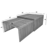 Τραπέζι Tinnie I pakoworld σετ 2τεμ teak ξύλο σε φυσική απόχρωση - Image 9