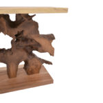 Κονσόλα Nasiol Inart teak ξύλο σε φυσική απόχρωση 120x40x75εκ - Image 6