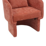 Πολυθρόνα Playmob pakoworld ύφασμα σε κεραμιδί απόχρωση 69x65x79εκ - Image 7