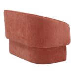 Καναπές διθέσιος Playmob pakoworld ύφασμα σε κεραμιδί απόχρωση 128x65x79εκ - Image 3