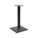 Βάση τραπεζιού Ova pakoworld μεταλλική σε μαύρη απόχρωση 40x40x72εκ