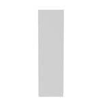 Ντουλάπα δίφυλλη συρόμενη με καθρέφτη Korredor I pakoworld σε λευκή απόχρωση 160x60x220εκ - Image 4