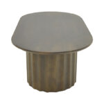 Τραπέζι σαλονιού Flute pakoworld wenge μασίφ ξύλο μάνγκο 130x65x40εκ - Image 6