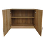 Ντουλάπα τετράφυλλη με πατάρι Athos Ι pakoworld sonoma 160x42x240εκ - Image 5