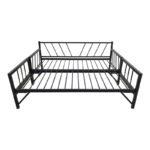 Κρεβάτι-Καναπές Remmie pakoworld μέταλλο μαύρο 90x190εκ - Image 6