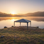 Κιόσκι Gazebo pakoworld μεταλλικός σκελετός - ύφασμα ανθρακί 3x3m - Image 2