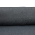 Καναπές διθέσιος Aurelio pakoworld μεταλλικός σε λευκή -μαξιλάρια σε ανθρακί απόχρωση 130x74x63εκ - Image 8