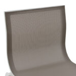 Σκαμπό μπαρ Melina pakoworld στοιβαζόμενη αλουμίνιο σε λευκή- textline σε γκρι απόχρωση 57x52,5x106,5εκ - Image 7