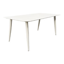 Τραπέζι Vista pakoworld αλουμίνιο σε λευκη απόχρωση 150x80x72εκ