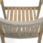 Πολυθρόνα Malibu II pakoworld μασίφ ξύλο ακακίας-ύφασμα σε φυσική-μπεζ απόχρωση 58x63x74εκ - Image 7