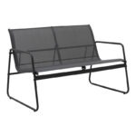 Σαλόνι εξωτερικού χώρου Veranda textilene-μέταλλο σε ανθρακί απόχρωση - Image 3