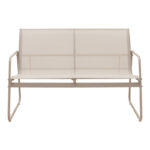 Σαλόνι εξωτερικού χώρου Veranda textilene-μέταλλο σε cappuccino απόχρωση - Image 5