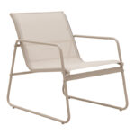 Σαλόνι εξωτερικού χώρου Veranda textilene-μέταλλο σε cappuccino απόχρωση - Image 6