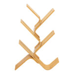 Βιβλιοθήκη Tome pakoworld μπαμπού σε φυσική απόχρωση 63x20x92εκ - Image 2