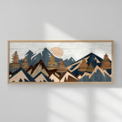 Πίνακας Uelia pakoworld με ψηφιακή εκτύπωση και πλαίσιο 70x2x33εκ