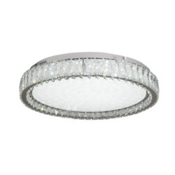 InLight Πλαφονιέρα οροφής από χρώμιο μέταλλο και κρύσταλλα (42013-Β)