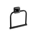 Πετσετοκρεμάστρα κρίκος τετραγ. UNO 4224 55 Μαύρος ματ KARAG