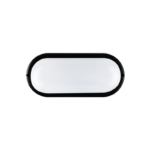 LED PC BLACK WALL LUMINAIRE 230V AC IP65 20W 1800lm 6000K 110° Ra80