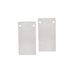 ΤΑΠΕΣ(ΣΕΤ 2 ΤΕΜ) ΜΕ ΒΙΔΕΣ ΓΙΑ ΜΑΓΝΗΤΙΚΗ ΡΑΓΑ ΟΡΟΦΗΣ/ΧΩΝΕΥΤΗ ΛΕΥΚΗ ΜΑΤ