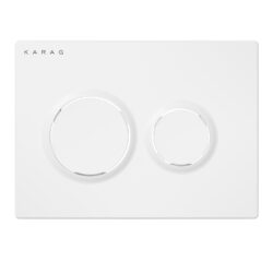 Πλακέτα καζανακίου διπλής λειτουργίας OLIMPOS White O230-003 KARAG