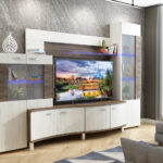 Σύνθετο Σαλονιού με Led φωτισμό 235/176/47 εκ. Play