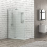 Σταθερό διαχωριστικό ντουζιέρας με icy κρύσταλλο S 28F ALTO Cromo KARAG 65x200cm