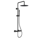 Θερμοστατική μπαταρία σταθερού ντους ARTEMIS Nero SC418M 1231 KARAG