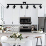 InLight Επιτοίχιο σποτ από μέταλλο σε μαύρη απόχρωση 6XGU10 D:110cm (9081-6) - Image 2