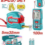TOTAL ΕΠΑΓΓ. ΣΕΤ ΜΕΤΡΗΤΗΣ ΑΠΟΣΤ. LASER 100m 2ΤΕΜ (TOS250902M)