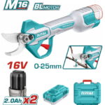 TOTAL ΕΠΑΓΓ. ΨΑΛΙΔΙ ΚΛΑΔΕΜΑΤΟΣ ΜΠΑΤ. Li-ion 16V / 2Ah / 2 ΜΠΑΤ BL Motor (TSSLI162582E)