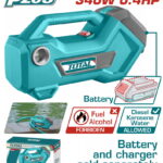 TOTAL ΑΝΤΛΙΑ ΜΕΤΑΦΟΡΑΣ ΥΓΡΩΝ ΜΠΑΤ. Li-ion 20V ΧΩΡΙΣ ΜΠΑΤΑΡΙΑ & ΦΟΡΤΙΣΤΗ (TTPLI2001)