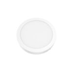 ΛΕΥΚΟ ΣΤΡΟΓΓΥΛΟ LED ΠΑΝΕΛ ΟΡΟΦΗΣ 6W 4000K 470Lm Φ117mm 230V AC Ra80