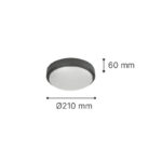 it-Lighting Echo LED 15W 3CCT Outdoor Ceiling Light White D:21cmx6cm (80300220) - Image 2
