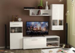 Σύνθετο Σαλονιού Emona Λευκό