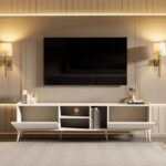 Έπιπλο Τηλεόρασης , 1320 Elegante Beyaz(Bute) Μ180xΠ34xΥ52 εκ., All4home - Image 5