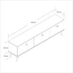 Έπιπλο Τηλεόρασης ,Lexus 1370 Μ180xΠ35xΥ53 εκ., All4home - Image 4